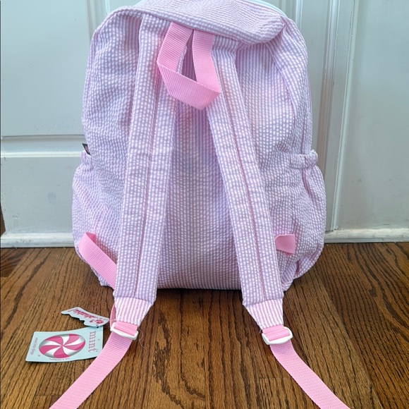 Pink Striped Backpack - Picture 3 of 5